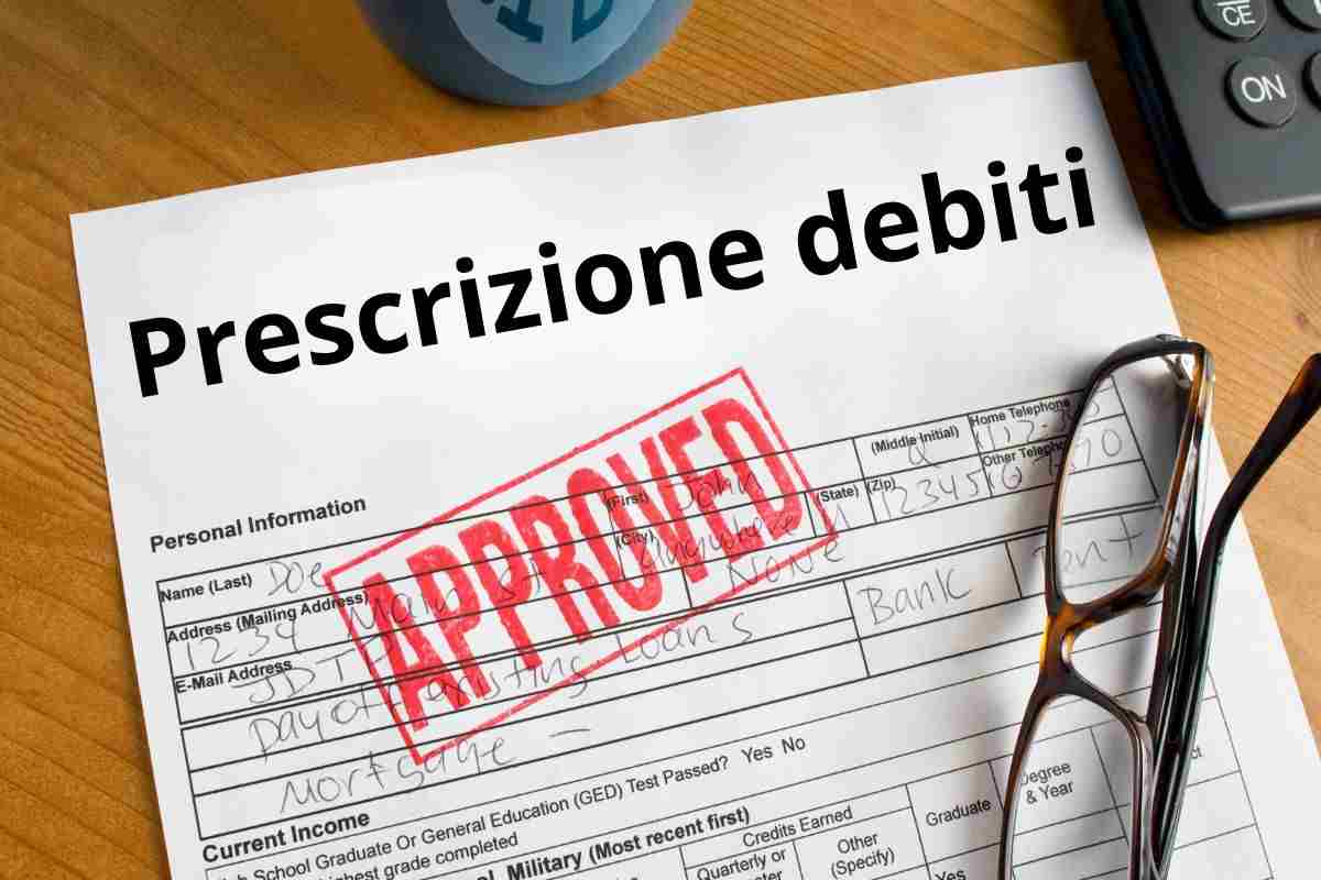 debiti in prescrizione